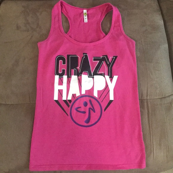 Zumba Crazy Happy Racerback - Back to the Fuchsia - Picture 3 of 4